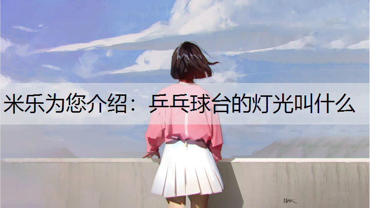 米乐为您介绍：乒乓球台的灯光叫什么